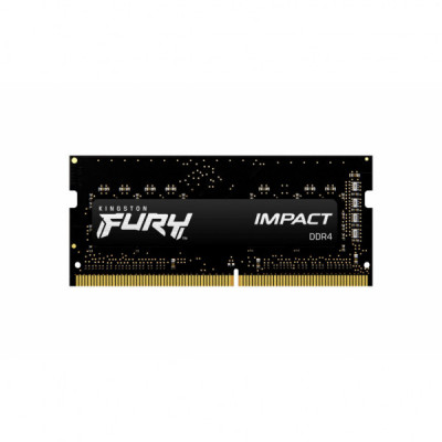 Модуль пам'яті для ноутбука SoDIMM DDR4 16GB (2x8GB) 3200 MHz Fury Impact Kingston Fury (ex.HyperX) (KF432S20IBK2/16)