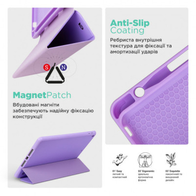 Чохол до планшета Armorstandart Smart Fold Pen Apple iPad Air 11 (2024) Light Purple (ARM78119)