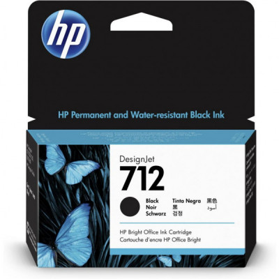 Картридж HP DJ No.712 DesignJet Т230/Т630 Black 38ml (3ED70A)