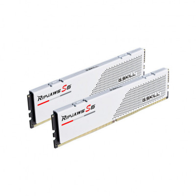 Модуль пам'яті для комп'ютера DDR5 64GB (2x32GB) 5200 MHz Ripjaws S5 White G.Skill (F5-5200J3636D32GX2-RS5W)