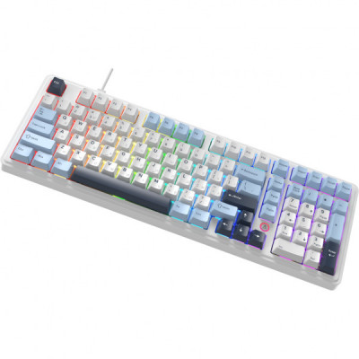 Клавіатура Ajazz AK980 MAX Magnetic Switch USB UA White/Blue (AK980-MAX-M-BWDB)