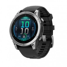 Смарт-годинник Garmin fenix E, 47mm, Stainless Steel/Black, GPS (010-03025-00)