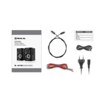 Акустична система REAL-EL S-470 Black (EL121200018)