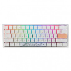 Клавіатура Ducky One 3 Mini Cherry MX Red RGB UA USB White (DKON2161ST-RUAPXPWWWSC1)