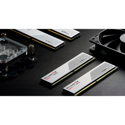 Модуль пам'яті для комп'ютера DDR5 64GB (2x32GB) 6000 MHz Ripjaws S5 Matte White G.Skill (F5-6000J2836G32GX2-RS5W)