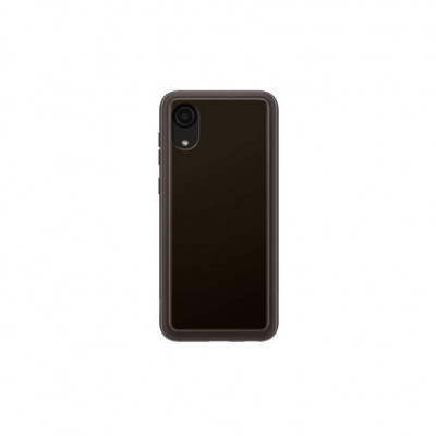 Чохол до мобільного телефона Samsung A03 Soft Clear Cover Black (EF-QA032TBEGRU)