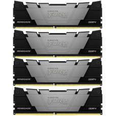 Модуль пам'яті для комп'ютера DDR4 128GB (4x32GB) 3200 MHz Fury Renegade Black Kingston Fury (ex.HyperX) (KF432C16RB2K4/128)