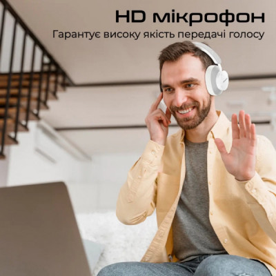 Навушники Promate Takt White (takt.white)