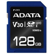 Карта пам'яті ADATA 128GB SDXC class 10 UHS-I U3 V30 (ASDX128GUI3V30S-R)