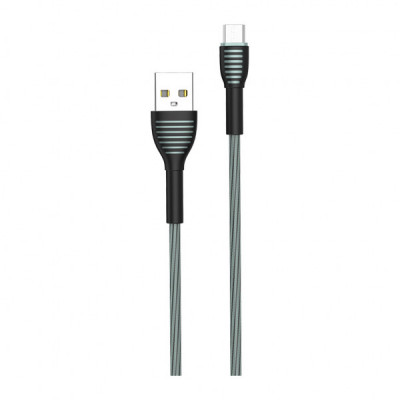 Дата кабель USB 2.0 AM to Micro 5P 1.0m ColorWay (CW-CBUM041-GR)