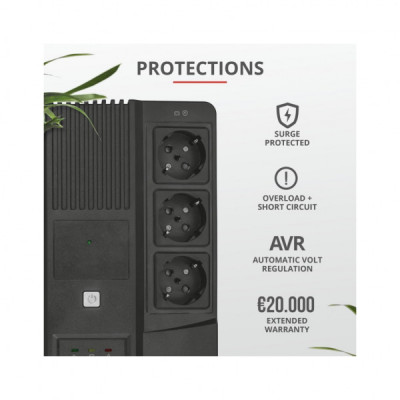 Пристрій безперебійного живлення Trust Maxxon 800VA UPS (23326_TRUST)