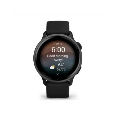 Смарт-годинник Garmin vivoactive 6, Black/Slate, GPS смарт-годинник (010-02985-00)