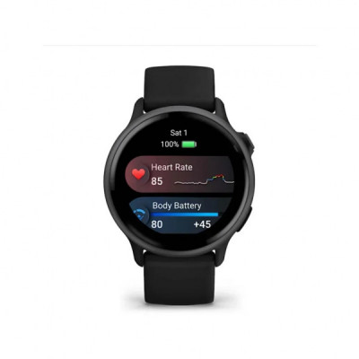Смарт-годинник Garmin vivoactive 6, Black/Slate, GPS смарт-годинник (010-02985-00)