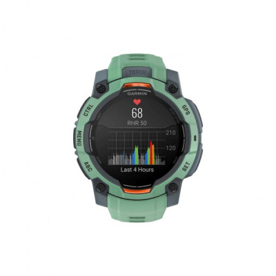 Смарт-годинник Garmin Instinct 3, 45mm, AMOLED, Neo Tropic Bezel w/Neo Tropic Bnd, GPS смарт-годинник (010-02936-01)