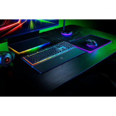 Клавіатура Razer Ornata V3 TKL RGB 84key Mecha-Membrane Switch USB UA Black (RZ03-04881800-R371)