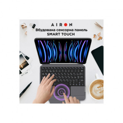 Чохол до планшета AirOn Premium iPad Pro 11 2018/2020/2021 with Keyboard (4822352781096)