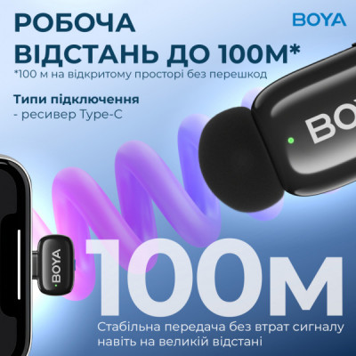Мікрофон Boya mini-14 Type-C Black (mini-14) Мікрофон Boya mini-14 Type-C Black (mini-14)