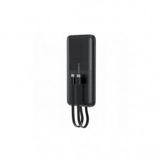 Батарея універсальна Choetech 10000mAh 22,5W, MicroUSB, USB-A, USB-C, build-in USB-C/Lightning cable (B654-BK)