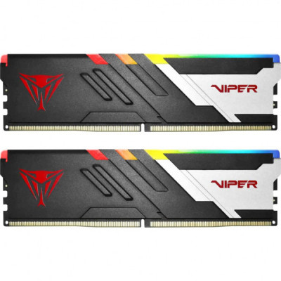 Модуль пам'яті для комп'ютера DDR5 32GB (2x16GB) 6000 MHz Viper Venom RGB Patriot (PVVR532G600C36K)