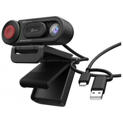 Веб-камера J5create JVU250-N Full HD USB-A/C (JVU250-N) Веб-камера J5create JVU250-N Full HD USB-A/C (JVU250-N)