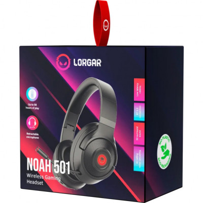 Навушники Lorgar Noah 501 Black (LRG-GHS501)