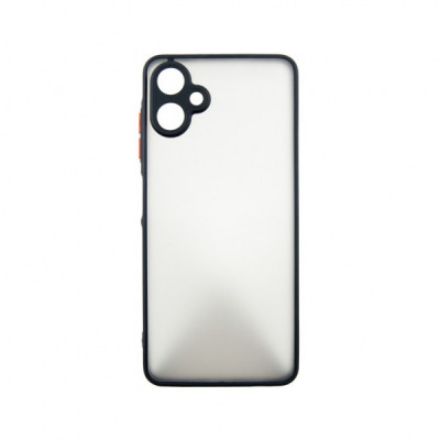 Чохол до мобільного телефона Dengos Kit Samsung Galaxy A06 case Matte + glass (Black) (DG-KM-126)