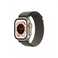 Смарт-годинник Apple Watch Ultra GPS + Cellular, 49mm Titanium Case with Green Alpine Loop -Medium (MQFN3UL/A)