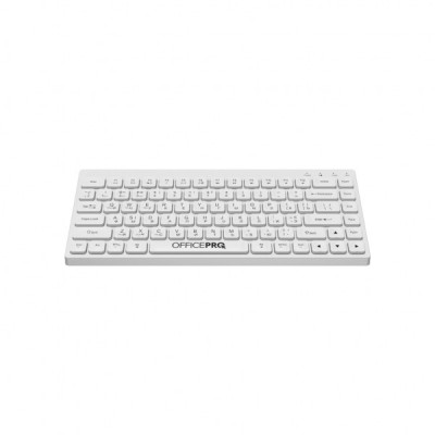 Клавіатура OfficePro SK955W Wireless/Bluetooth White (SK955W)