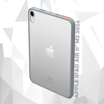 Чохол до планшета BeCover Transparancy Shell Edge Gray Apple iPad Air 11" M2/M3 (2024/2025) (711686)