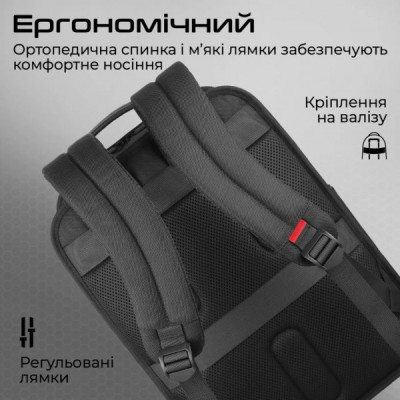 Рюкзак для ноутбука Promate 15.6" Paramount-BP Black (paramount-bp)
