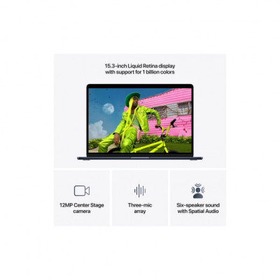 Ноутбук Apple MacBook Air 15 M5 A3448 Midnight (MDVK4UA/A)