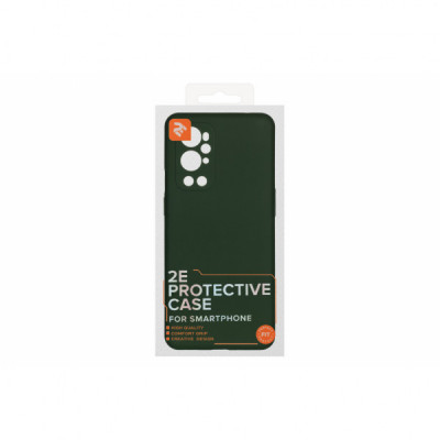Чохол до мобільного телефона 2E Basic OnePlus 9 Pro (LE2123), Solid Silicon, Dark Green (2E-OP-9PRO-OCLS-GR)