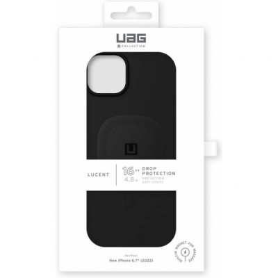 Чохол до мобільного телефона Uag [U] Apple iPhone 14 Plus Lucent 2.0 Magsafe, Black (114077314040)