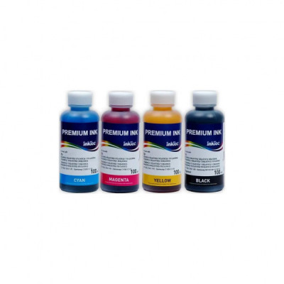 Чорнило InkTec Epson C79/91 Т26/27 ТХ106/117 S22/SX130/420 4*100 мл, BCMY pibmented (E0013-4SET100)