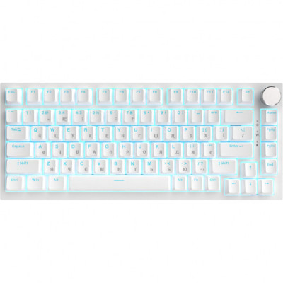 Клавіатура Ajazz AK820 Red Switch USB-C UA White (AK820-R-W)