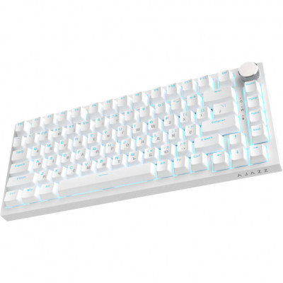 Клавіатура Ajazz AK820 Red Switch USB-C UA White (AK820-R-W)