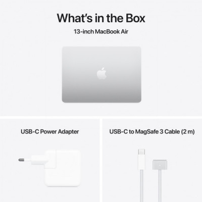 Ноутбук Apple MacBook Air 13 M4 A3240 Silver (MW0X3UA/A)