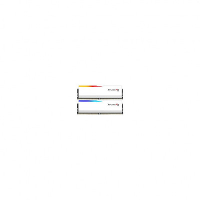 Модуль пам'яті для комп'ютера DDR5 32GB (2x16GB) 6400 MHz Ripjaws M5 RGB Matte White G.Skill (F5-6400J3648F16GX2-RM5RW)