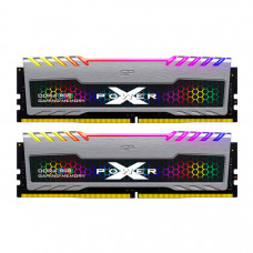 Модуль пам'яті для комп'ютера DDR4 32GB (2x16GB) 3200 MHz XPOWER Turbine RGB Silicon Power (SP032GXLZU320BDB)