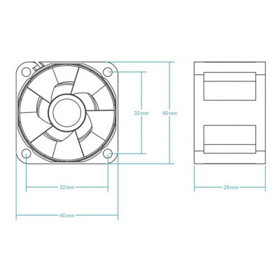 Кулер до корпусу Arctic S4028-15K (ACFAN00264A)