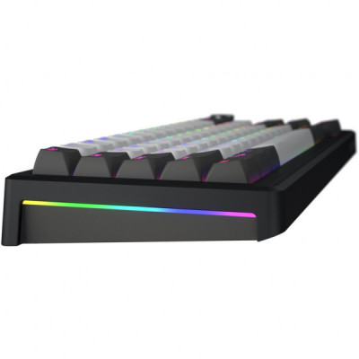 Клавіатура Hator Skyfall 65 Pro Aurum Vanila Silent RGB Wireless/Bluetooth/USB UA Grey/Black (HTK4160UA)