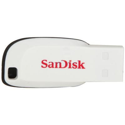 USB флеш накопичувач SanDisk 16GB Cruzer Blade White USB 2.0 (SDCZ50C-016G-B35W)