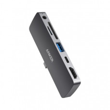 Концентратор Anker PowerExpand Direct 6-in-1 USB-C PD Media Hub (Gray) (A83620A1)
