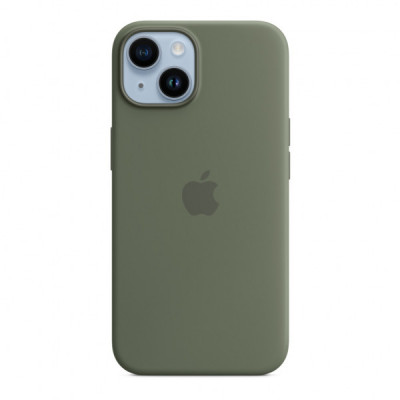 Чохол до мобільного телефона Apple iPhone 14 Silicone Case with MagSafe - Olive,Model A2910 (MQU83ZE/A)