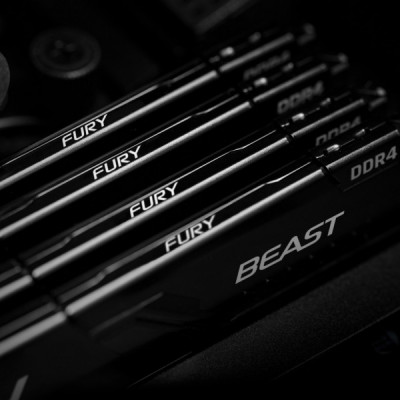 Модуль пам'яті для комп'ютера DDR4 32GB (2x16GB) 3200 MHz Fury Beast Black Kingston Fury (ex.HyperX) (KF432C16BB1K2/32)