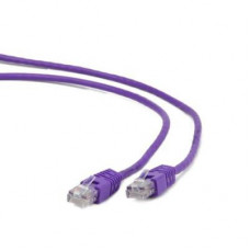 Патч-корд 0.5м, UTP, cat.5e, CCA, violet Cablexpert (PP12-0.5M/V)