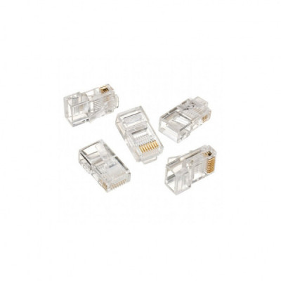 Конектор RJ45 cat.5e UTP 8P8C * 50 (позолоч. конт.) Cablexpert (LC-8P8C-001/50)