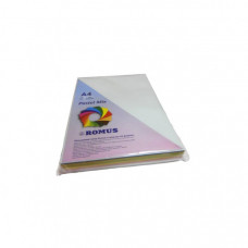 Папір Romus A4 160 г/м2 125sh, 5colors, Mix Pastel (R50881)