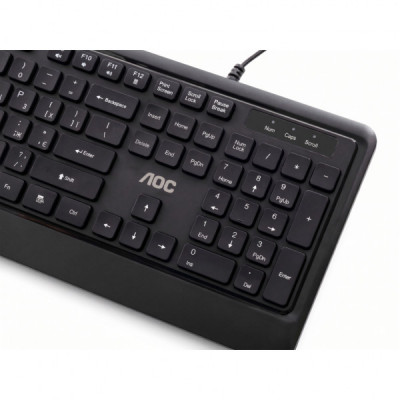 Комплект AOC KM220B USB UA Black (KM220B/97)