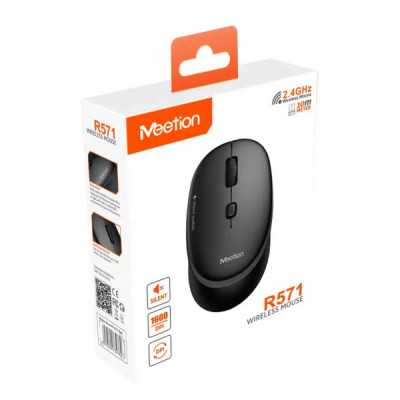 Мишка Meetion R571 Wireless Black (MT-R571-A) Мишка Meetion R571 Wireless Black (MT-R571-A)